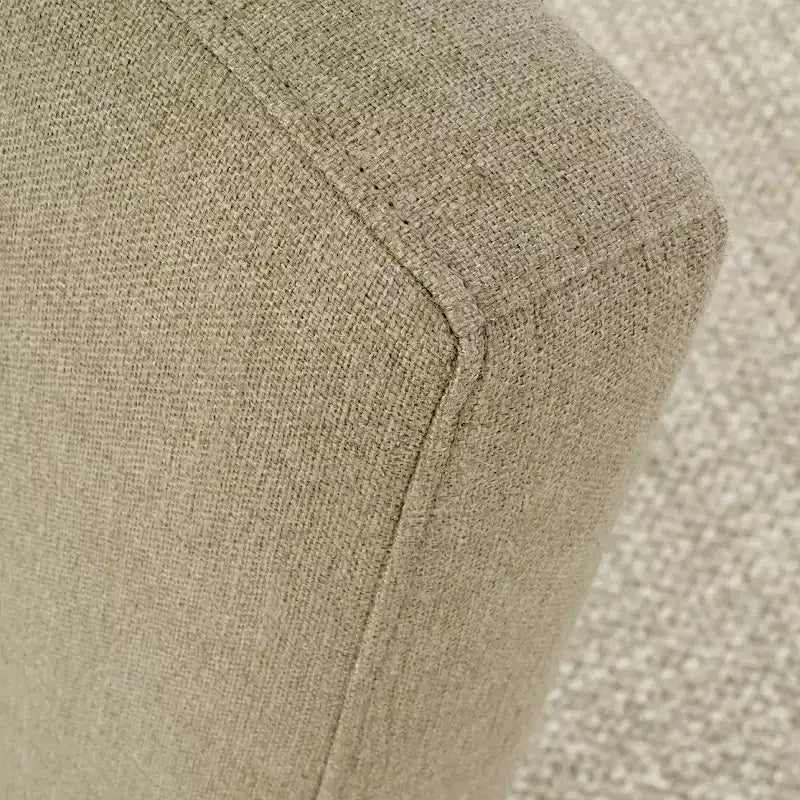 Set di 8 Sedie da Pranzo Imbottite Moderne, Sedie Laterali Accento Senza Braccioli in Lino con Gambe in Legno per Cucina, Sala da Pranzo o Soggiorno - Panipeachy