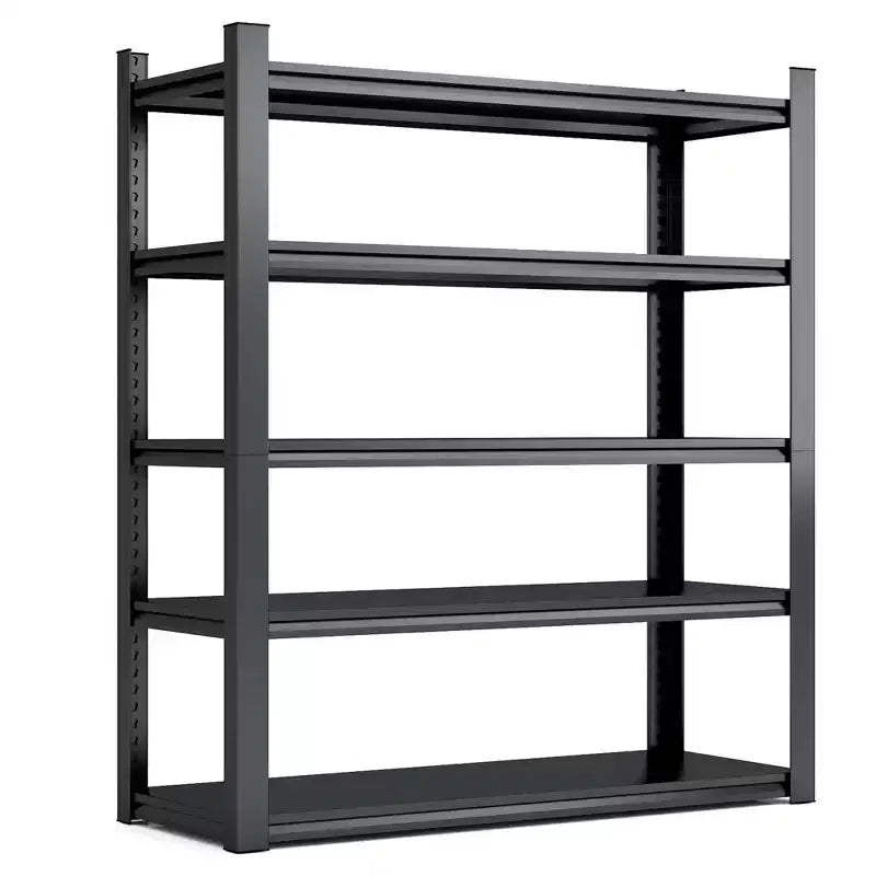 VIYET 72H Scaffali in metallo per carichi pesanti a 5 ripiani - 2000 libbre totali, 47.2L23.6P extra-spaziosi regolabili, per garage/cucina/palestra/magazzino
