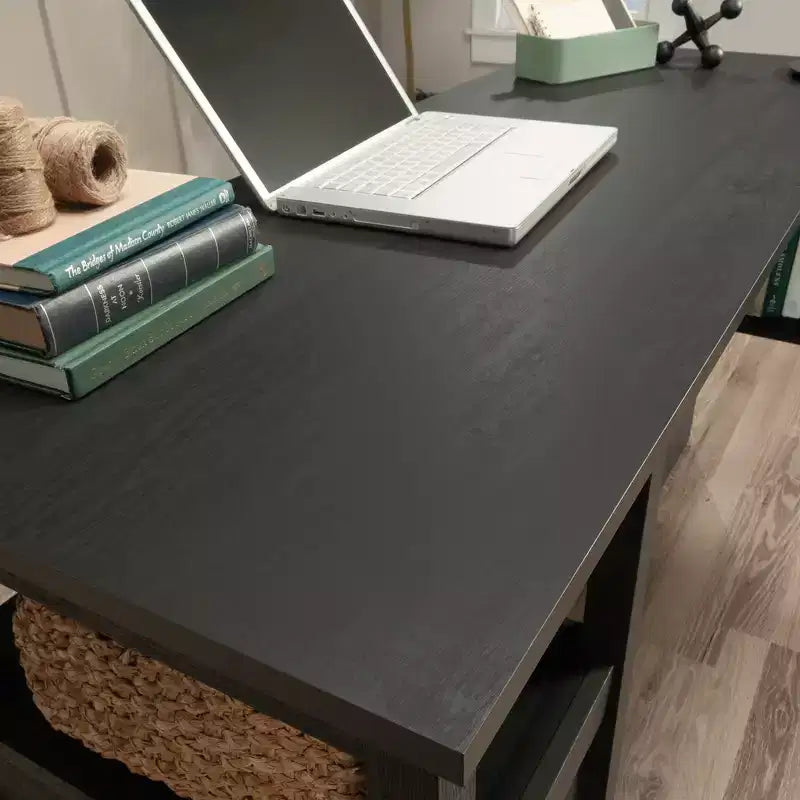 Scrivania angolare a L GDFStudio Mathena con schedario e ripiano aperto
