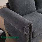 GDFStudio Yorin 106 Divano Letto Trasformabile Moderno a L in Velluto a 4 Posti con Pouf Contenitore