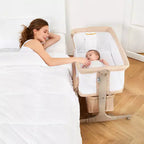 Biancheria da letto per culla mobile per neonati, letto grande unito, co-sleeping per mamma e bambino, cura notturna, anticaduta, multifunzionale
