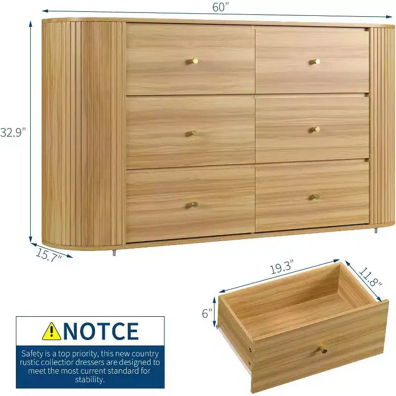 Cassettiera Acekool a 9 cassetti stile rustico con presa elettrica, organizer vintage per camera da letto, soggiorno, corridoio
