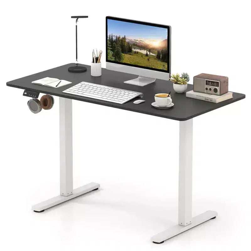 Scrivania elettrica Costway 48 x 24 con display a LED e 2 impostazioni di altezza memorizzabili per la casa