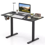 Scrivania elettrica Costway 48 x 24 con display a LED e 2 impostazioni di altezza memorizzabili per la casa