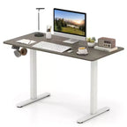 Scrivania elettrica Costway 48 x 24 con display a LED e 2 impostazioni di altezza memorizzabili per la casa