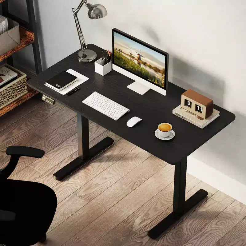 Costway 48 x 24 Electric Standing Desk with LED Display 2 Memory Height Settings for Home