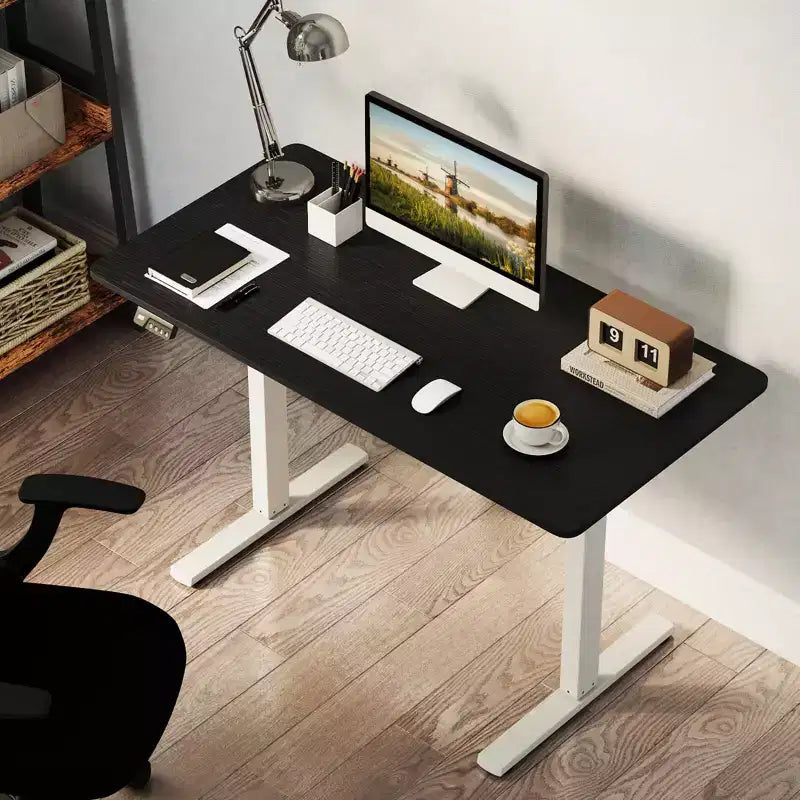 Scrivania elettrica Costway 48 x 24 con display a LED e 2 impostazioni di altezza memorizzabili per la casa