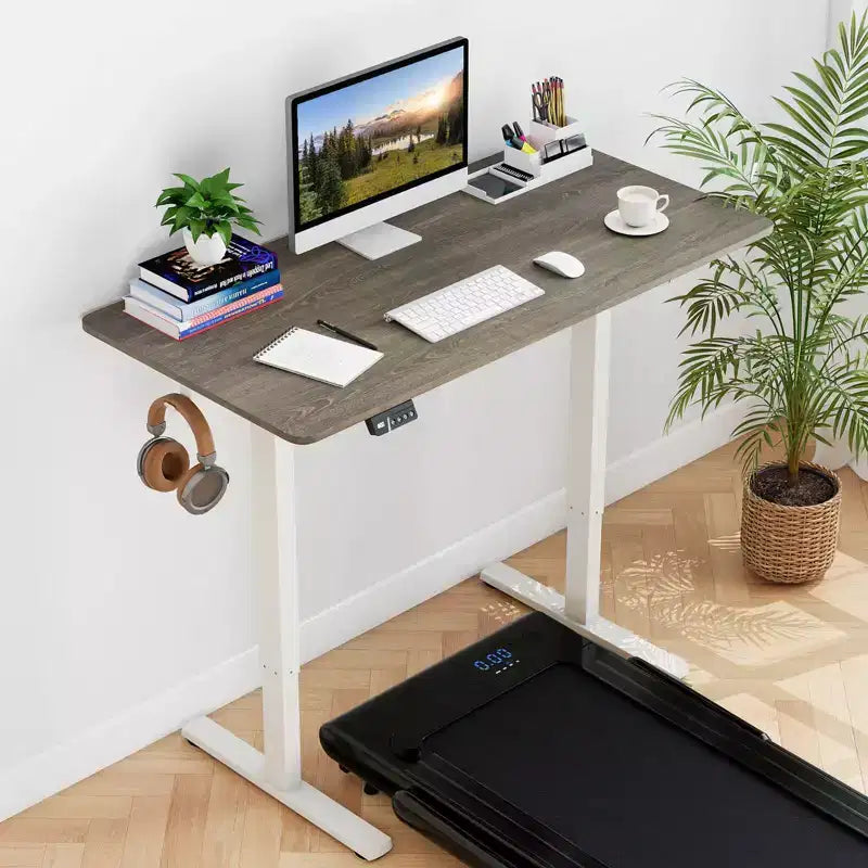 Scrivania elettrica Costway 48 x 24 con display a LED e 2 impostazioni di altezza memorizzabili per la casa
