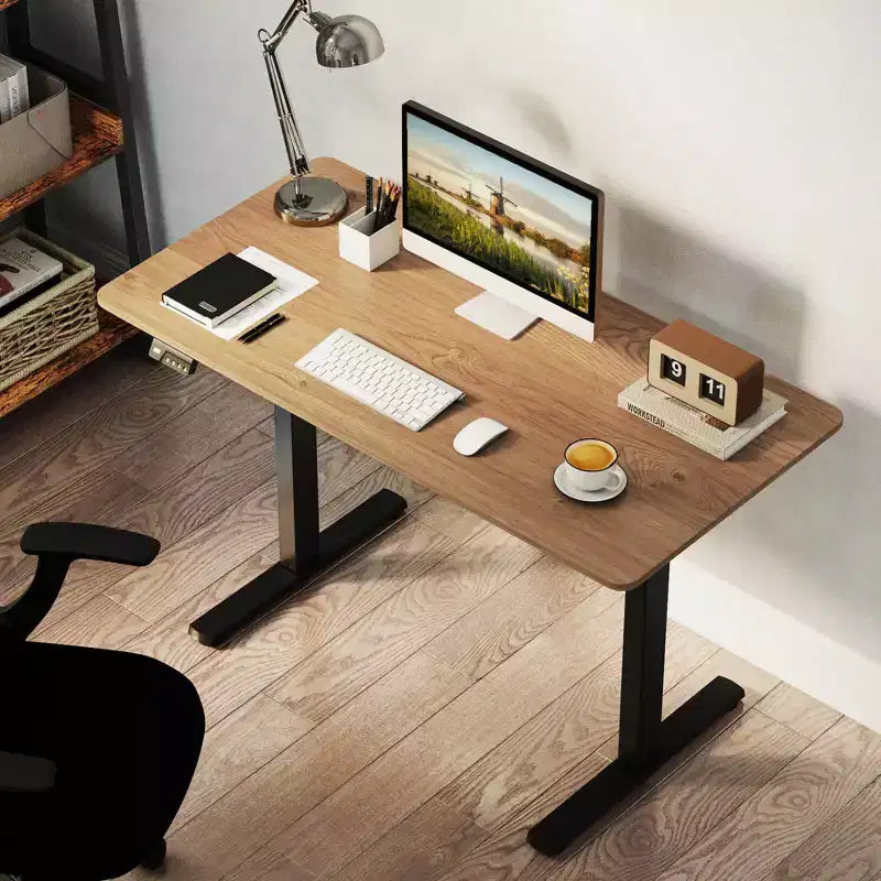 Scrivania elettrica Costway 48 x 24 con display a LED e 2 impostazioni di altezza memorizzabili per la casa