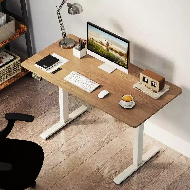 Scrivania elettrica Costway 48 x 24 con display a LED e 2 impostazioni di altezza memorizzabili per la casa