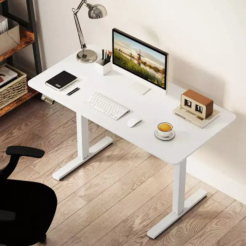 Scrivania elettrica Costway 48 x 24 con display a LED e 2 impostazioni di altezza memorizzabili per la casa