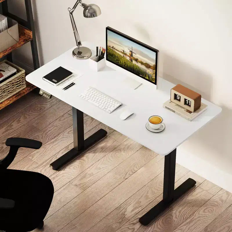 Scrivania elettrica Costway 48 x 24 con display a LED e 2 impostazioni di altezza memorizzabili per la casa