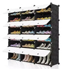 Scarpiera, Organizer Portatile a 7 Ripiani per Scarpe, Scaffale Multifunzione Fai da Te per Tacchi/Stivali/Pantofole (403030)