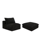 Divano Cloud a 2 posti Whisen, divano profondo, design modulare