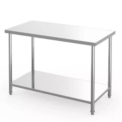 48x24x35 Stainless Steel Work Table, NSF Heavy Duty Prep Table with Adjustable Undershelf