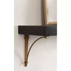 Set di mensole galleggianti Kate and Laurel Hatley, nere, 2 pezzi da 24 pollici