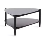 Kate and Laurel Knowlton Wood Coffee Table, 32x31x17, Black