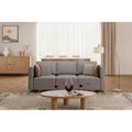 Sofa, Modular Sectional 3-Seat  Convertible U-Shape with Reversible Chaise/Storage Seats/Ottomans Chenille Grey
