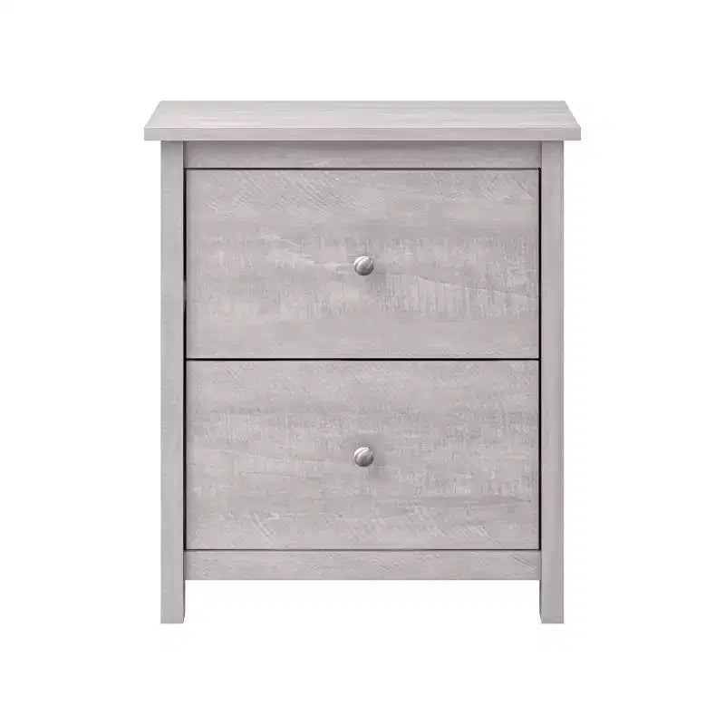 Comodini Galano a 2 cassetti, set da 2 con contenitore 47,5 L x 39,9 P x 55,4 H cm