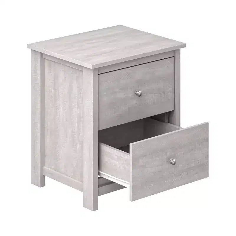 Comodini Galano a 2 cassetti, set da 2 con contenitore 47,5 L x 39,9 P x 55,4 H cm