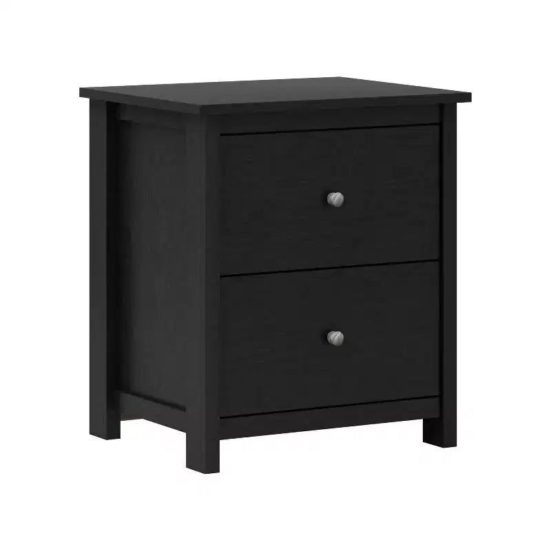 Comodini Galano a 2 cassetti, set da 2 con contenitore 47,5 L x 39,9 P x 55,4 H cm
