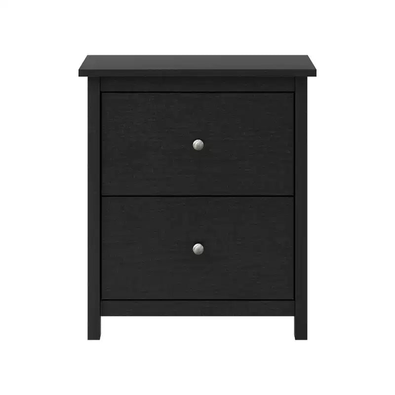 Comodini Galano a 2 cassetti, set da 2 con contenitore 47,5 L x 39,9 P x 55,4 H cm