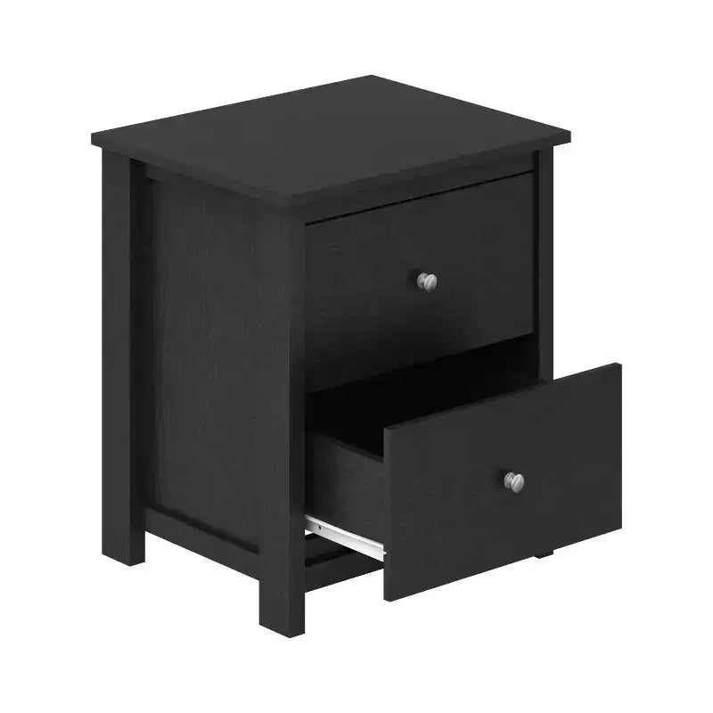 Comodini Galano a 2 cassetti, set da 2 con contenitore 47,5 L x 39,9 P x 55,4 H cm