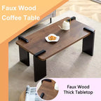 Tavolini, Tavolino basso in legno massello, Tavolino da tè, Tavolino da centro stile rustico, Tavolino da caffè per il tempo libero