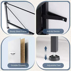 JIONJOY Comodino a 5 cassetti in tessuto - Organizer facile da montare per camera da letto, armadio e ufficio, telaio moderno in ferro battuto