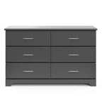 Comò doppio a 6 cassetti Storkcraft Brookside