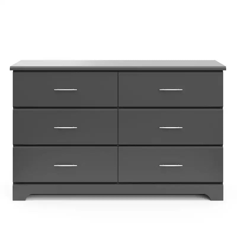 Comò doppio a 6 cassetti Storkcraft Brookside