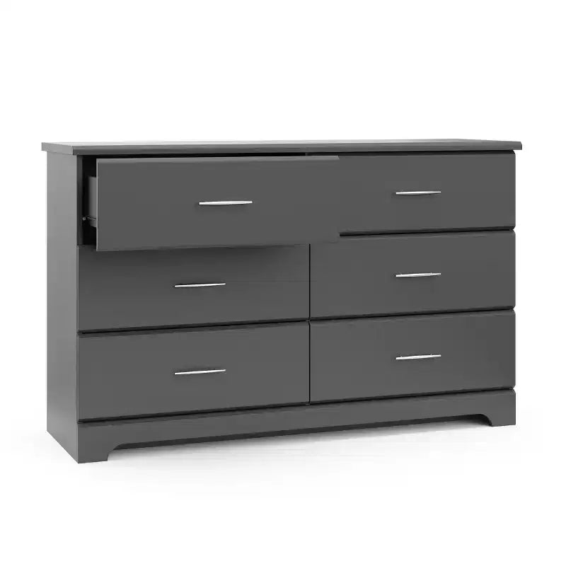 Comò doppio a 6 cassetti Storkcraft Brookside