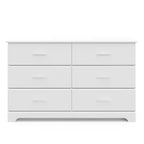 Comò doppio a 6 cassetti Storkcraft Brookside