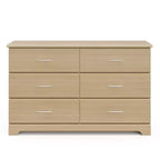 Comò doppio a 6 cassetti Storkcraft Brookside