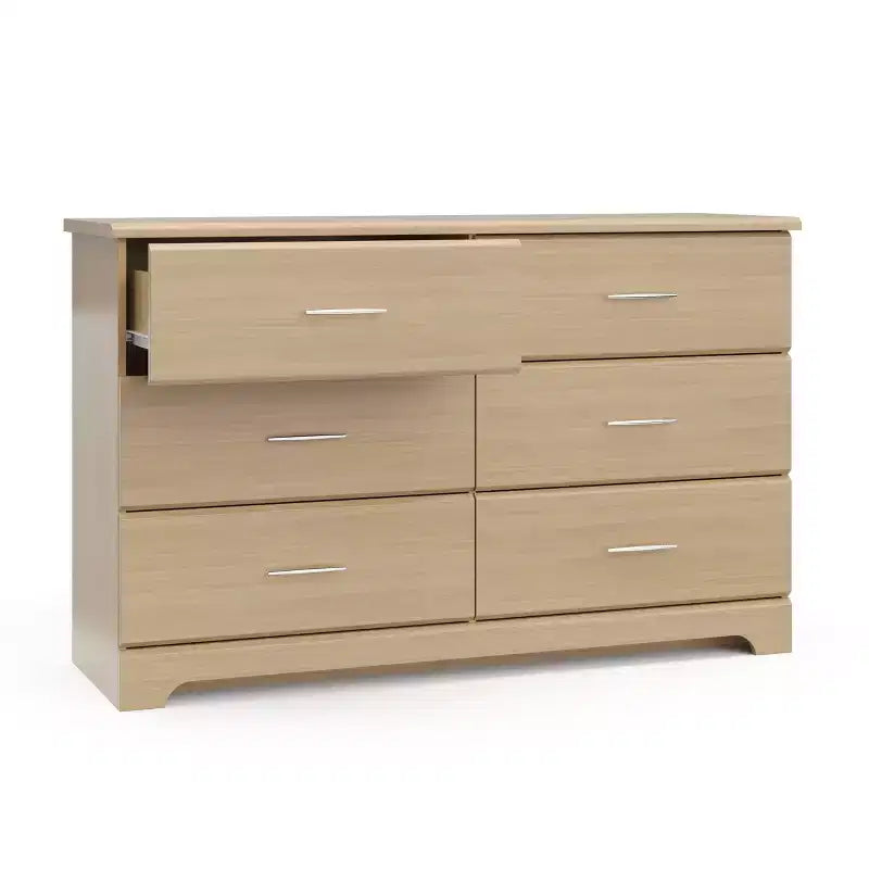Comò doppio a 6 cassetti Storkcraft Brookside