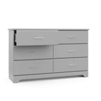 Comò doppio a 6 cassetti Storkcraft Brookside