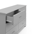 Comò doppio a 6 cassetti Storkcraft Brookside