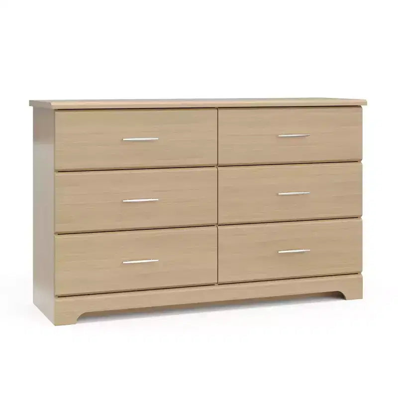 Comò doppio a 6 cassetti Storkcraft Brookside