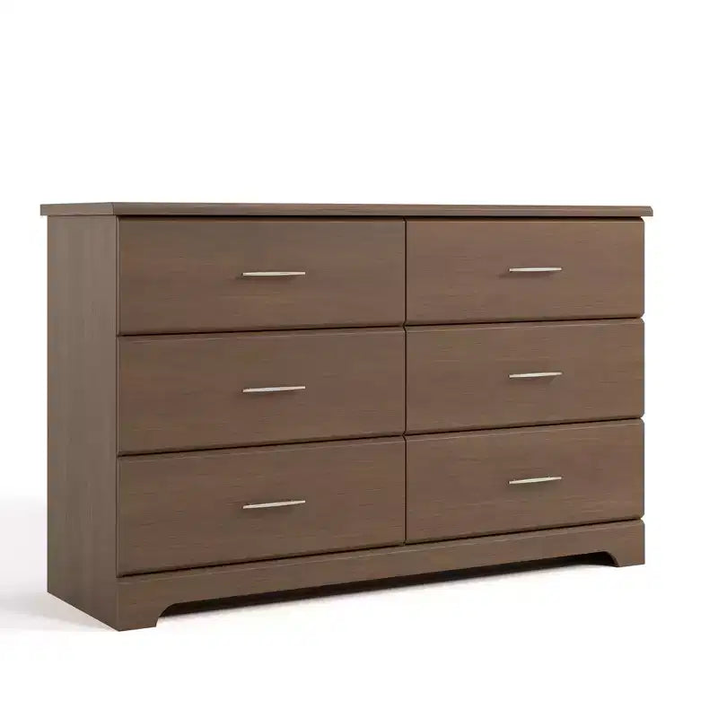 Comò doppio a 6 cassetti Storkcraft Brookside