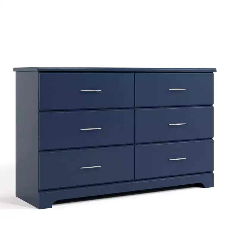 Comò doppio a 6 cassetti Storkcraft Brookside
