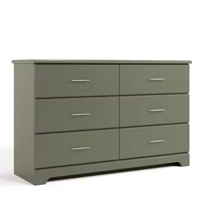 Comò doppio a 6 cassetti Storkcraft Brookside