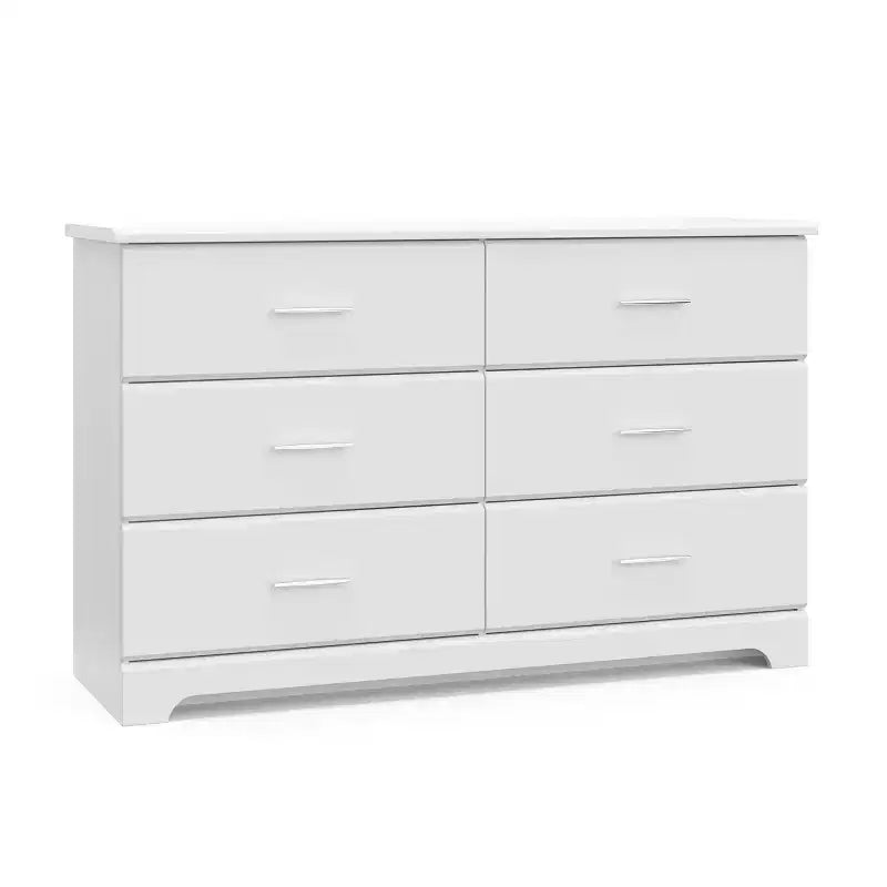 Comò doppio a 6 cassetti Storkcraft Brookside
