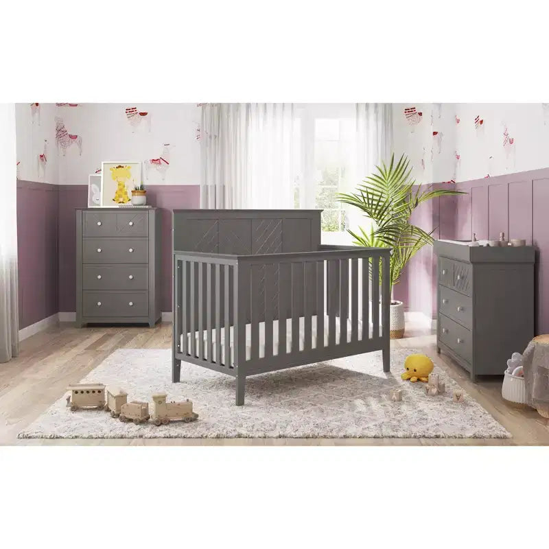Comò a 4 cassetti Atwood Child Craft per la cameretta o la camera da letto, ampio spazio di archiviazione, kit anti-ribaltamento incluso per evitare il ribaltamento, atossico, finitura sicura per i bambini