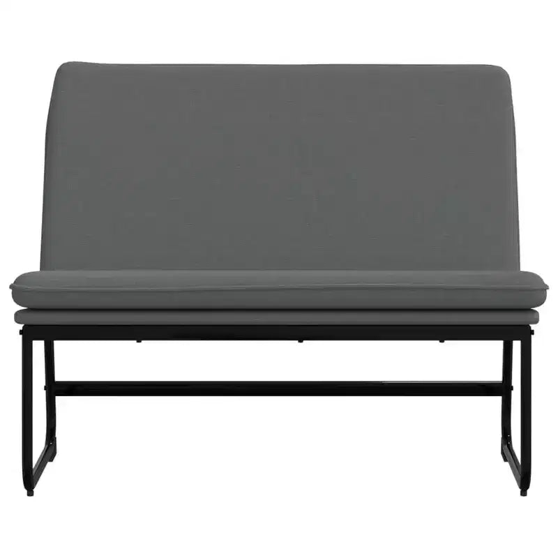 vidaXL Bench Dark Gray 39.4x29.5x29.9 Fabric - Dark Gray