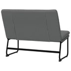 vidaXL Panca Grigio scuro 100x75x76 cm Tessuto - Grigio scuro
