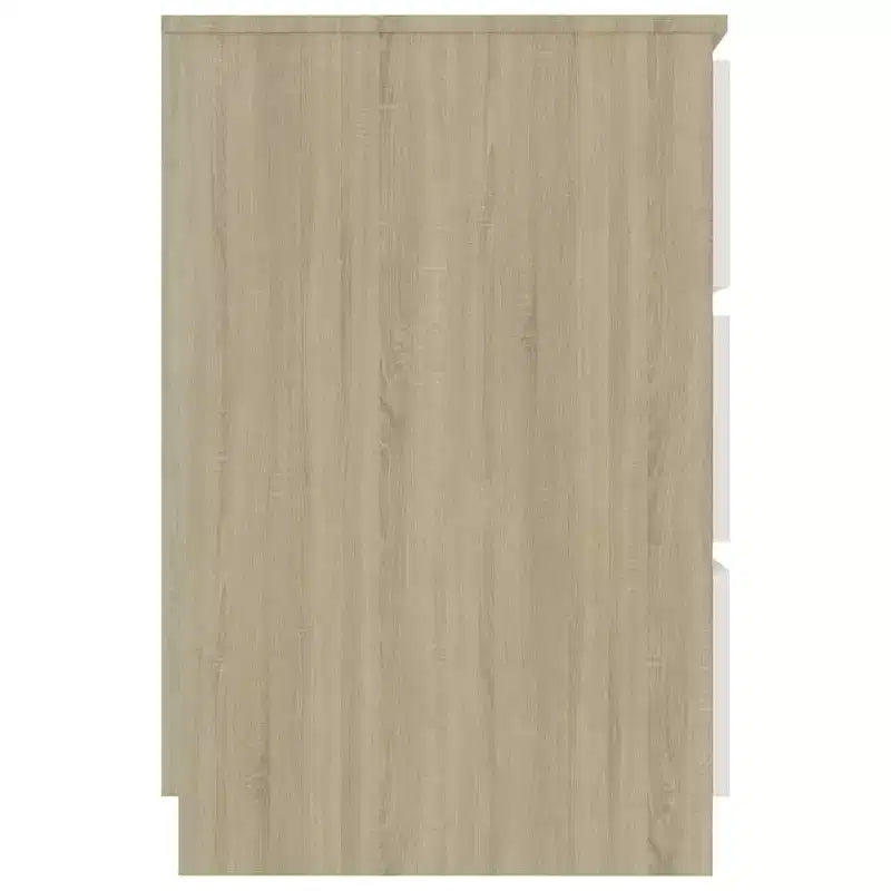 vidaXL Scrivania bianca in legno ingegnerizzato di medie dimensioni, resistente