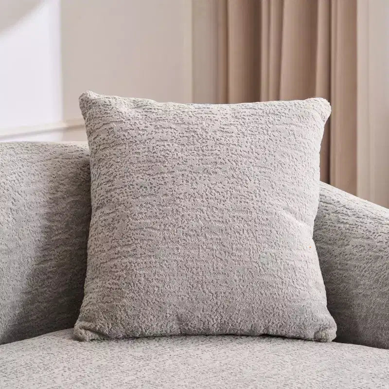 Divano componibile a L con chaise longue, Divano componibile in ciniglia, Divano componibile moderno per soggiorno e camera da letto-Panipeachy