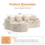 Divano componibile a L con chaise longue, Divano componibile in ciniglia, Divano componibile moderno per soggiorno e camera da letto-Panipeachy
