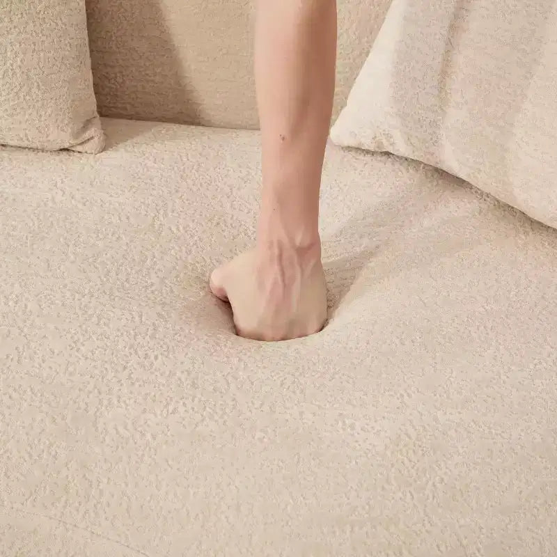 Divano componibile a L con chaise longue, Divano componibile in ciniglia, Divano componibile moderno per soggiorno e camera da letto-Panipeachy