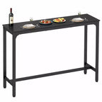 FDW 55/77 Bar Table Bar Height Pub Table with Sturdy Legs & Adjustable Foot Pads for Bar Coffee Shop